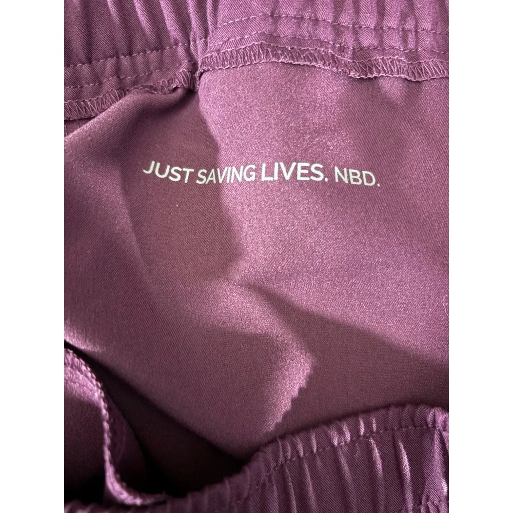 FIGS TANSEN JOGGERS PURPLE JAM SMALL - Picture 6 of 9